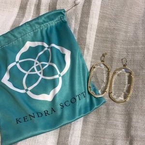 Kendra Scott Danielle Clear Crackle Earrings